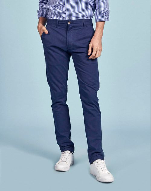 Pantalon chino 2024 azul